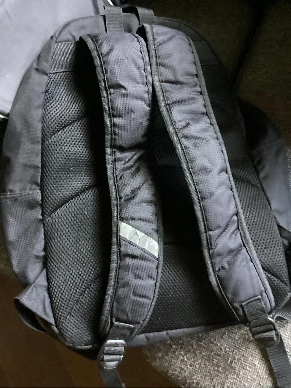 Puma Black Backpack with Gray Logo for Men
